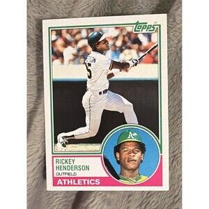 1983 Topps - Rickey Henderson #180